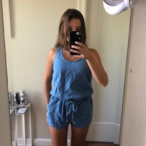 Denim Romper